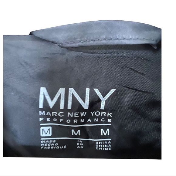Marc New York Performance teddy atyle zipper front jacket black size medium NWT - Picture 3 of 7